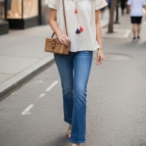 Wallflower Dark Blue Flare Jeans